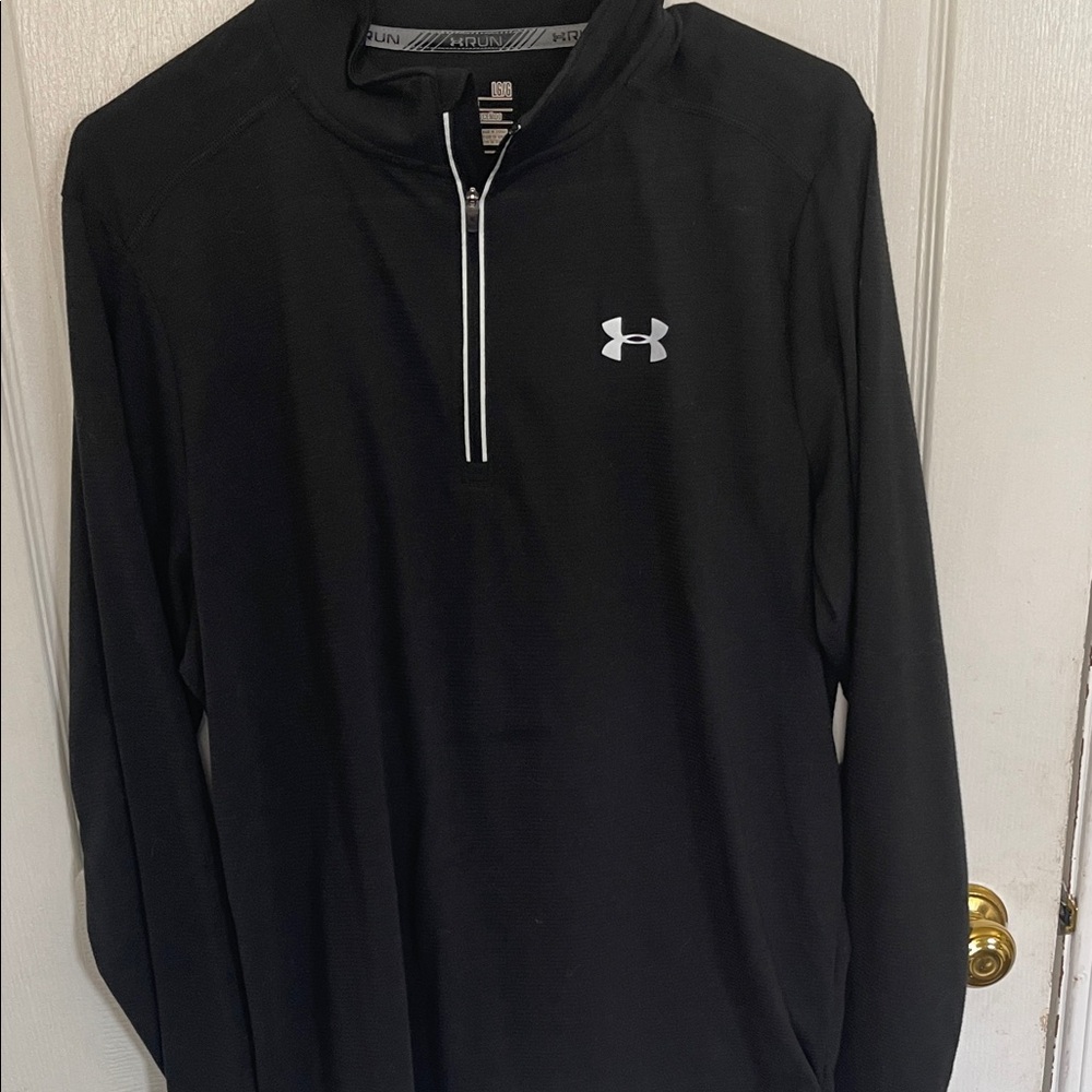 Under Armour Black Quarter-Zip Long Sleeve Pullover